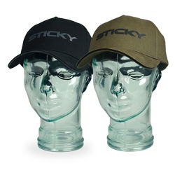 Sticky Baits Black Sticky Logo Caps